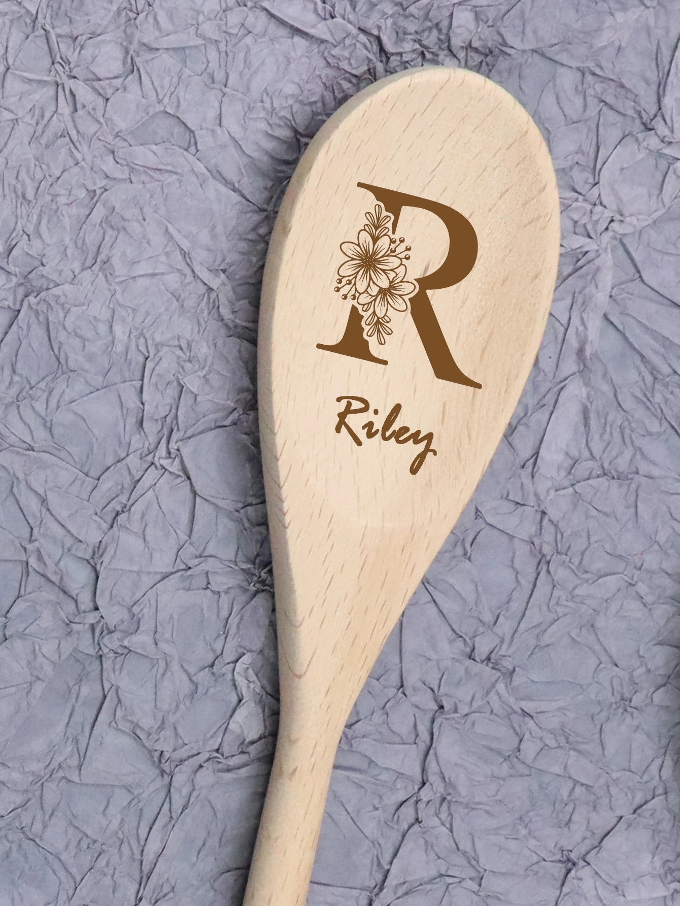 Custom Name Spoons, Personalized Wooden Spoons For Cooking, Customized Letters Soup Spoons, Customizable Teaspoons - Image 5