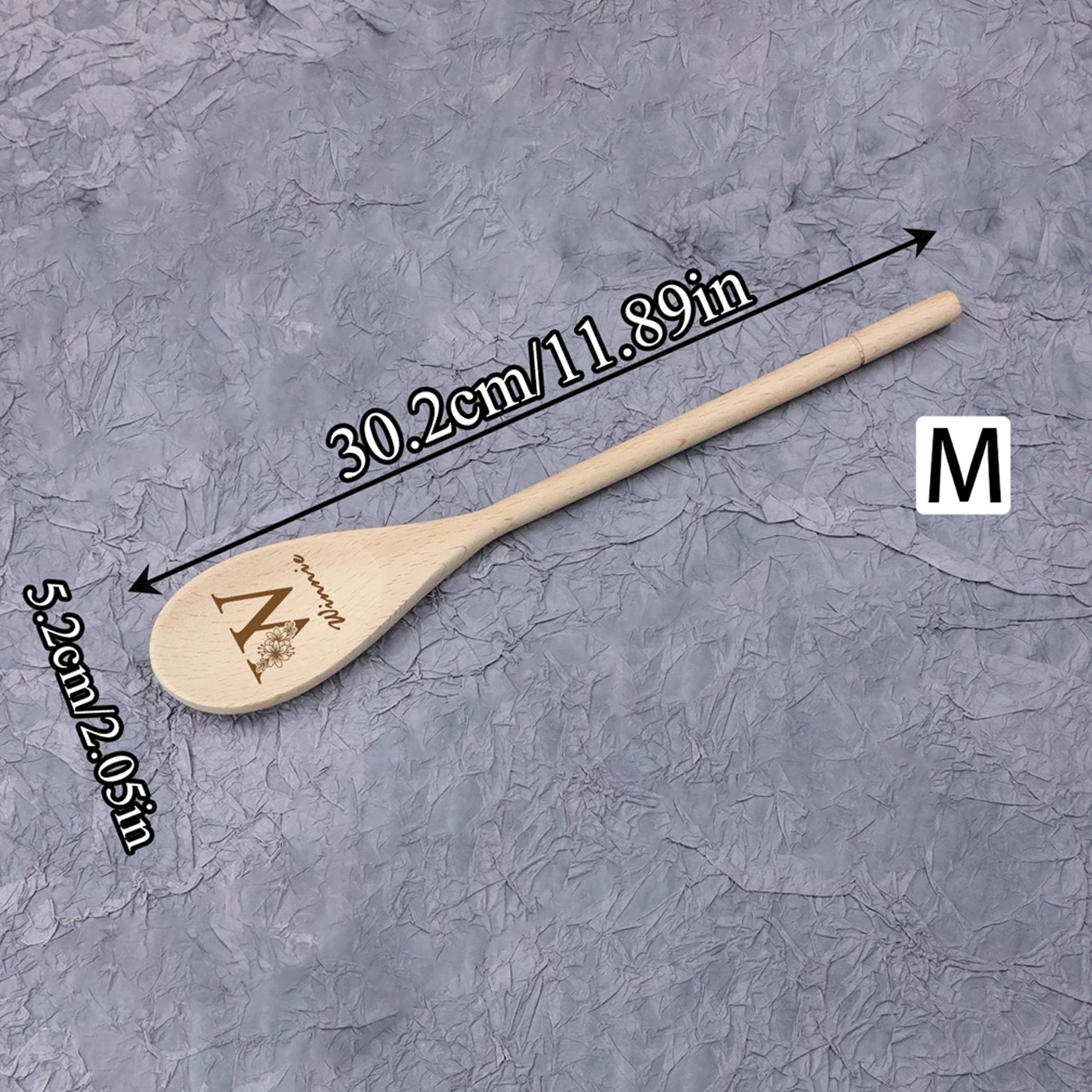 Custom Name Spoons, Personalized Wooden Spoons For Cooking, Customized Letters Soup Spoons, Customizable Teaspoons - Image 9